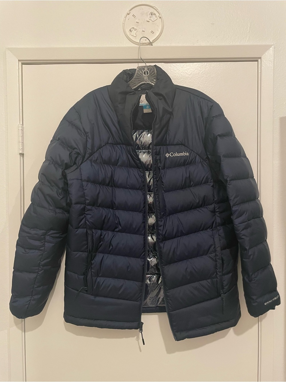 Columbia Dark Blue Quilted Puffer Jacket